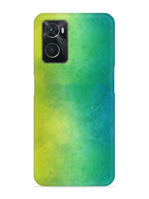 Yellow Green Gradient Snap Case for Oppo K10 (4G) Zapvi