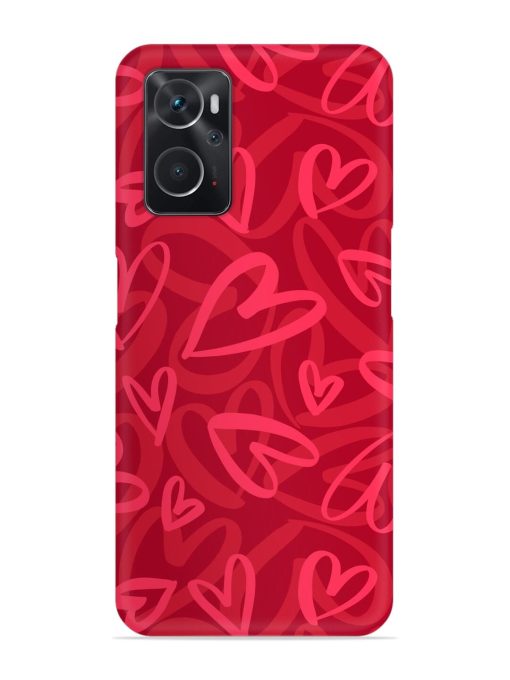 Seamless Romantic Pattern Snap Case for Oppo K10 (4G) Zapvi