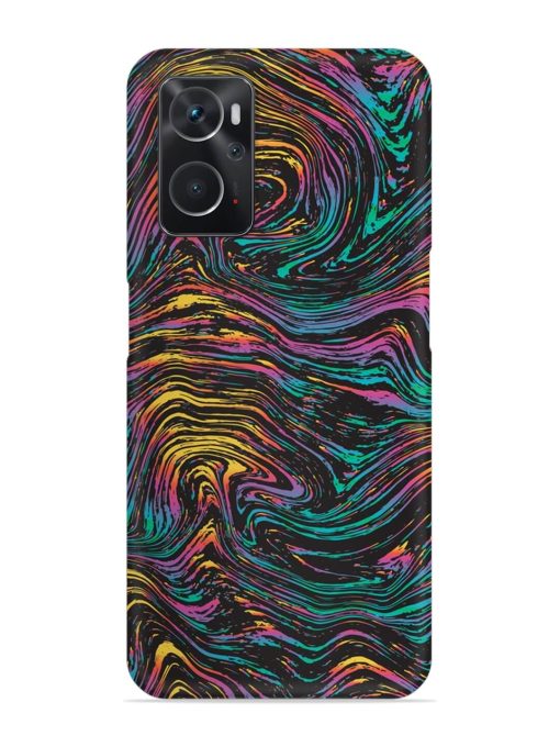 Abstract Liquid Colors Snap Case for Oppo K10 (4G) Zapvi