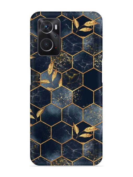 Marble Hexagon Seamless Snap Case for Oppo K10 (4G) Zapvi