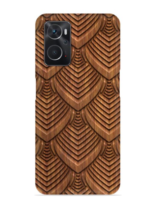 Carved Pattern On Snap Case for Oppo K10 (4G) Zapvi