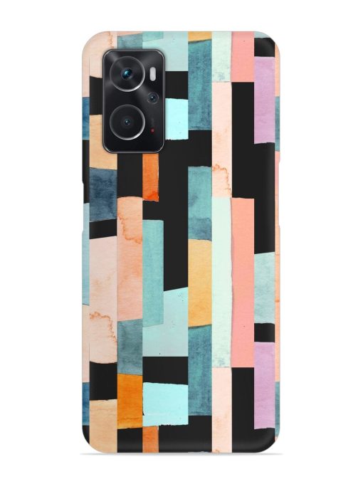 Geometric Seamless Pattern Snap Case for Oppo K10 (4G)