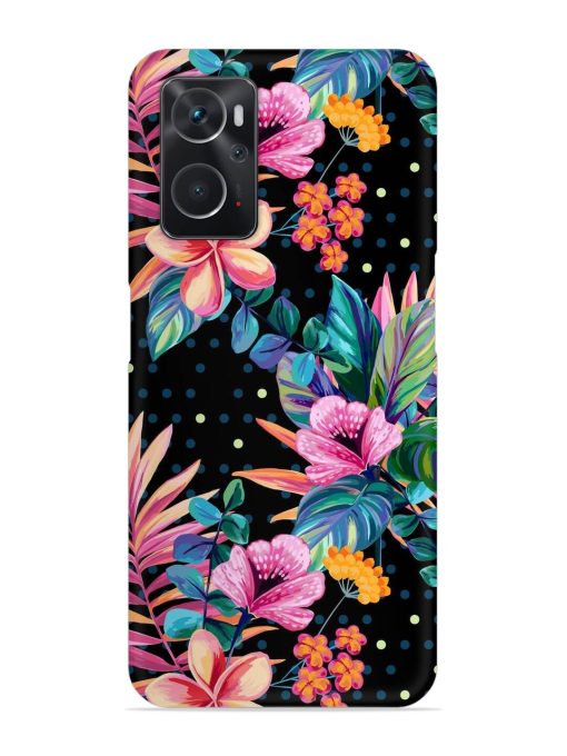 Seamless Floral Pattern Snap Case for Oppo K10 (4G) Zapvi