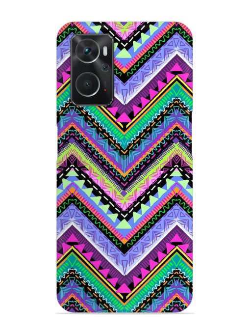 Tribal Aztec Print Snap Case for Oppo K10 (4G)