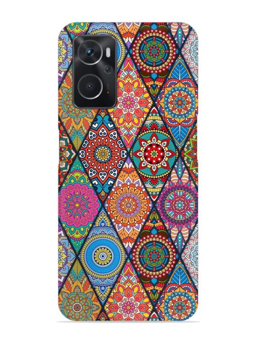 Seamless Tile Pattern Snap Case for Oppo K10 (4G) Zapvi