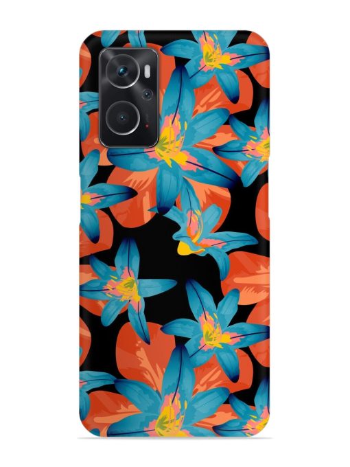 Philippine Flowers Seamless Snap Case for Oppo K10 (4G) Zapvi