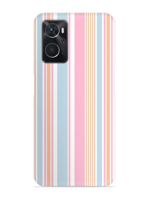 Stripe Seamless Pattern Snap Case for Oppo K10 (4G)