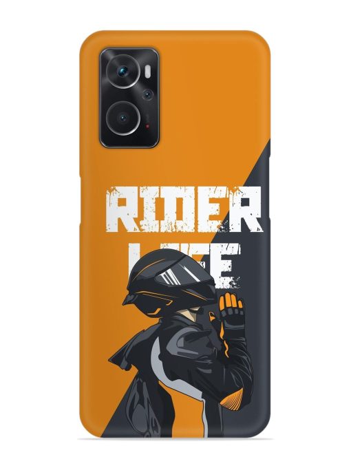 Rider Life Snap Case for Oppo K10 (4G) Zapvi