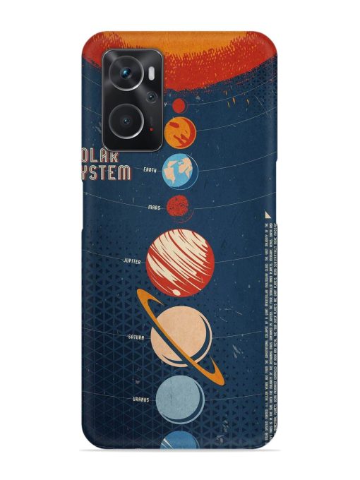 Solar System Vector Snap Case for Oppo K10 (4G) Zapvi