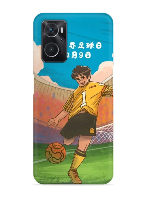 Soccer Kick Snap Case for Oppo K10 (4G)