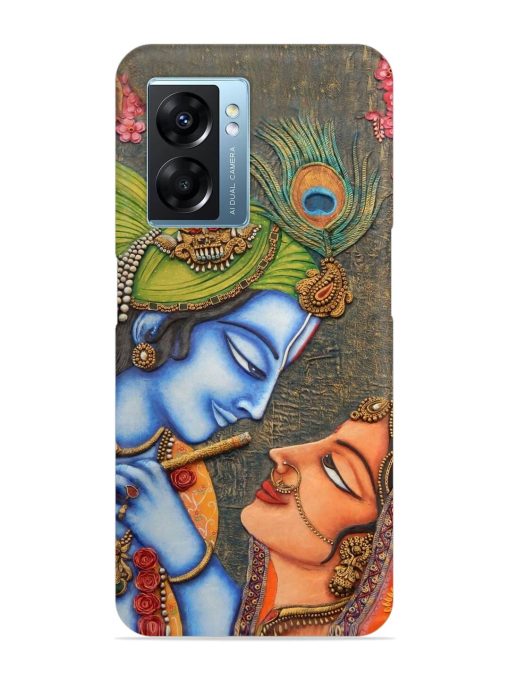 Lord Radha Krishna Flute Art Snap Case for Oppo K10 (5G) Zapvi