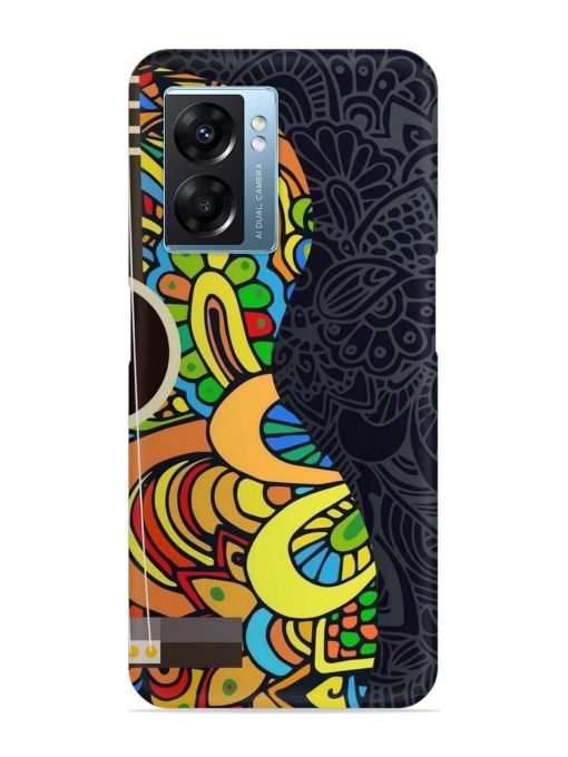 Guitar Vector Art Snap Case for Oppo K10 (5G) Zapvi