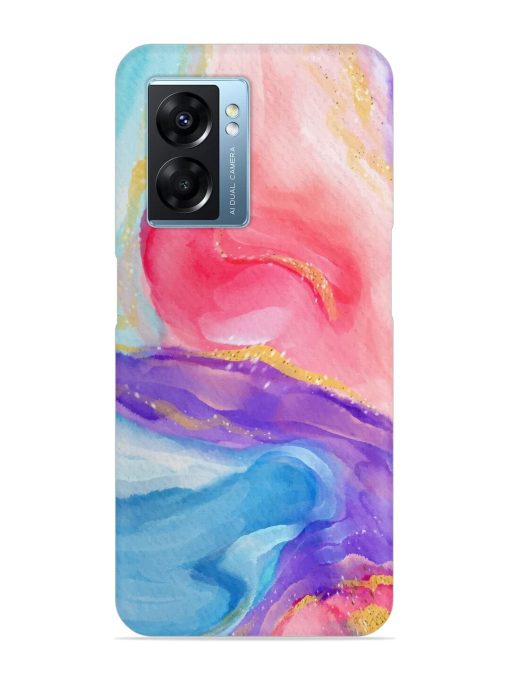 Watercolor Gradient Snap Case for Oppo K10 (5G) Zapvi