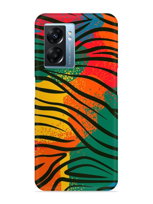 Bright Colorful Snap Case for Oppo K10 (5G) Zapvi