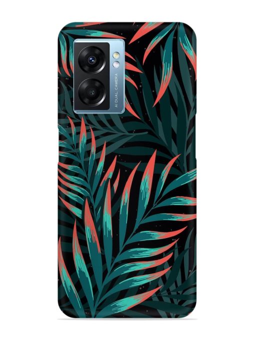 Green Leaf Art Snap Case for Oppo K10 (5G)