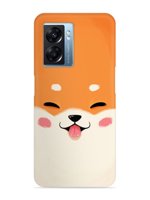 Happy Cat Art Snap Case for Oppo K10 (5G) Zapvi