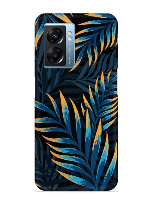 Abstract Leaf Art Snap Case for Oppo K10 (5G) Zapvi