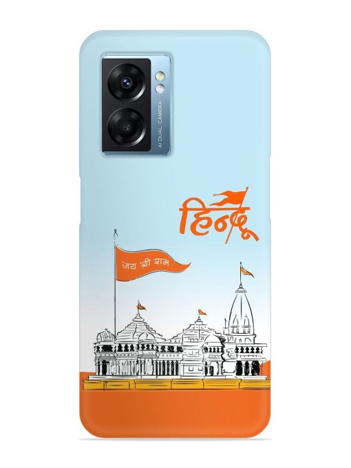 Ram Mandir Hindu Snap Case for Oppo K10 (5G)