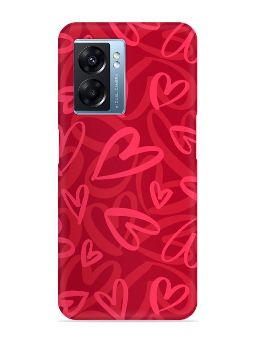 Seamless Romantic Pattern Snap Case for Oppo K10 (5G) Zapvi