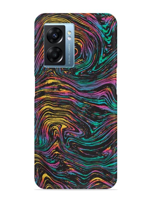 Abstract Liquid Colors Snap Case for Oppo K10 (5G) Zapvi