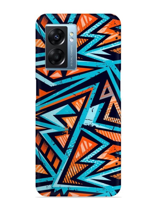 Abstract Seamless Grunge Snap Case for Oppo K10 (5G) Zapvi