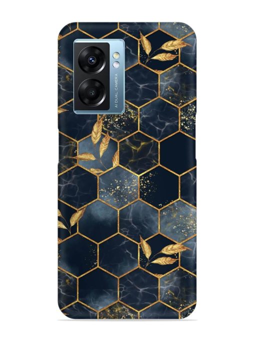 Marble Hexagon Seamless Snap Case for Oppo K10 (5G) Zapvi