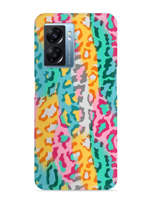 Seamless Vector Colorful Snap Case for Oppo K10 (5G) Zapvi