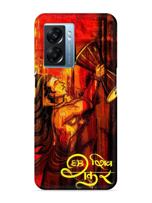 Illustration Lord Shiva Snap Case for Oppo K10 (5G) Zapvi