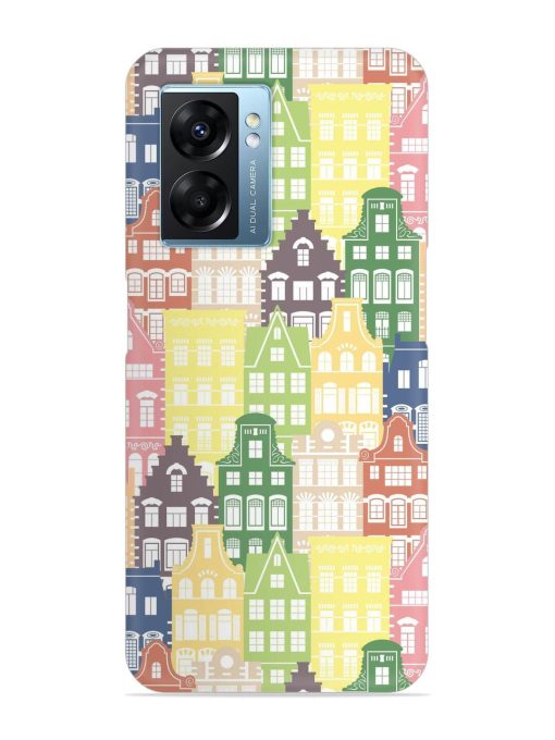 Seamless Shapes Pattern Snap Case for Oppo K10 (5G) Zapvi