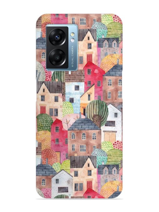 Abstract Seamless Pattern Snap Case for Oppo K10 (5G) Zapvi