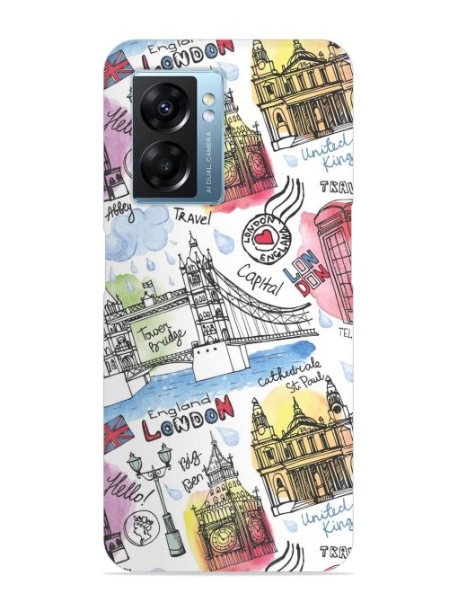 Vector London Landmark Snap Case for Oppo K10 (5G) Zapvi