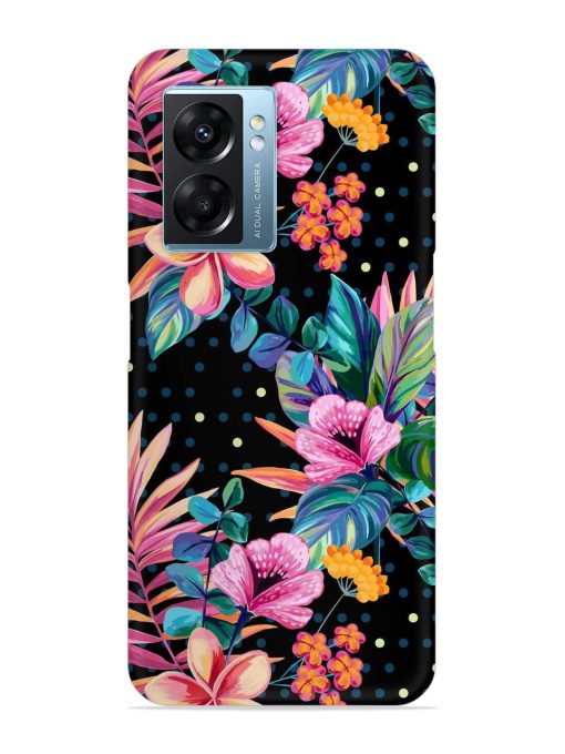 Seamless Floral Pattern Snap Case for Oppo K10 (5G) Zapvi