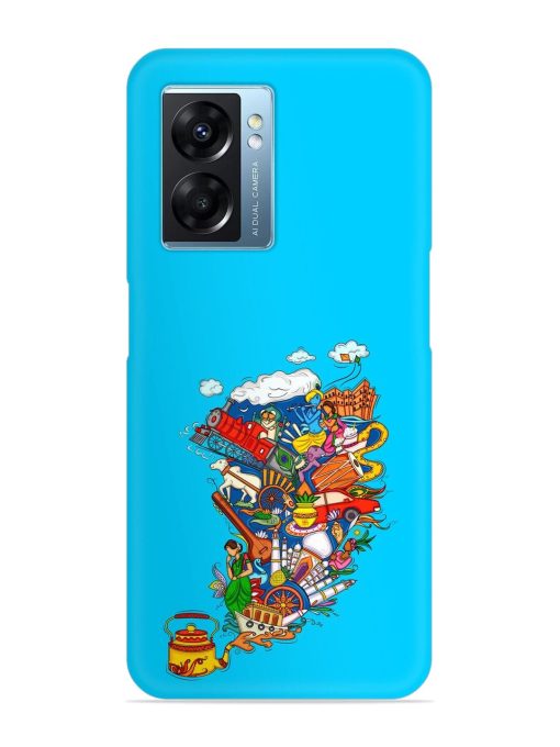 Vector Design Indian Snap Case for Oppo K10 (5G) Zapvi