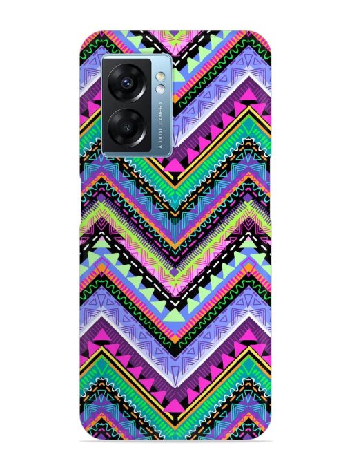 Tribal Aztec Print Snap Case for Oppo K10 (5G)