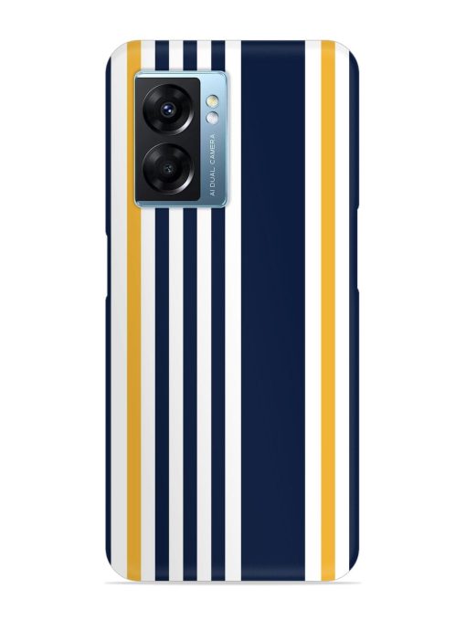 Seamless Stripe Pattern Snap Case for Oppo K10 (5G) Zapvi