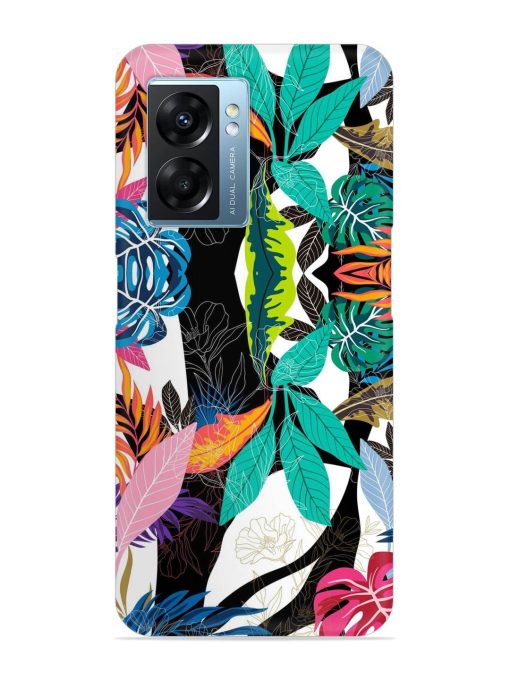 Floral Pattern Bright Snap Case for Oppo K10 (5G) Zapvi