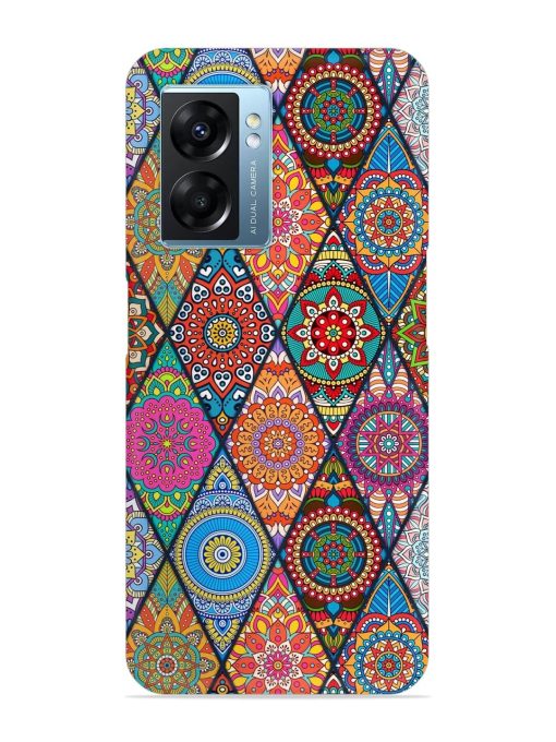 Seamless Tile Pattern Snap Case for Oppo K10 (5G) Zapvi