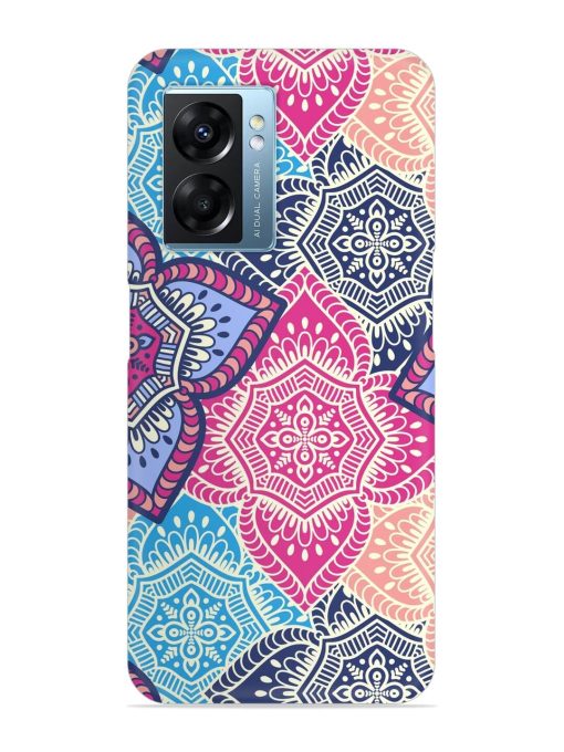 Ethnic Floral Seamless Snap Case for Oppo K10 (5G) Zapvi