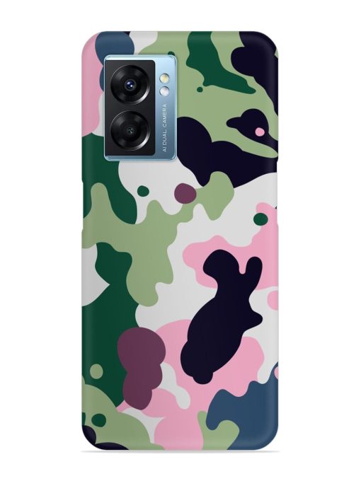 Seamless Funky Camouflage Snap Case for Oppo K10 (5G) Zapvi