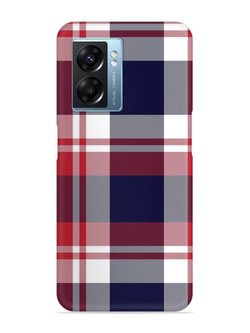 Classic Plaid Tartan Snap Case for Oppo K10 (5G) Zapvi