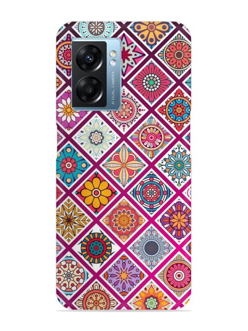 Seamless Tile Pattern Snap Case for Oppo K10 (5G) Zapvi