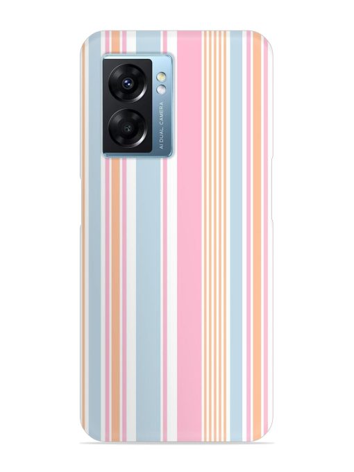 Stripe Seamless Pattern Snap Case for Oppo K10 (5G) Zapvi