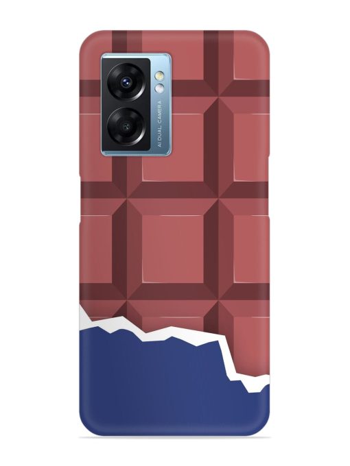 Chocolate Vector Art Snap Case for Oppo K10 (5G) Zapvi