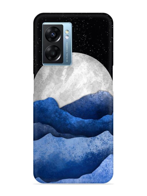 Full Moon Mountain Vector Snap Case for Oppo K10 (5G) Zapvi