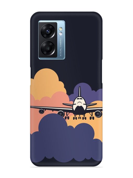 Aeroplane vector Snap Case for Oppo K10 (5G) Zapvi