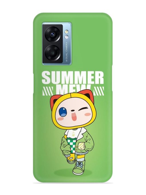 Summer Mew Snap Case for Oppo K10 (5G) Zapvi