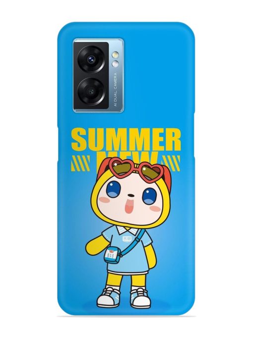 Summer Mew Cartoon Snap Case for Oppo K10 (5G) Zapvi