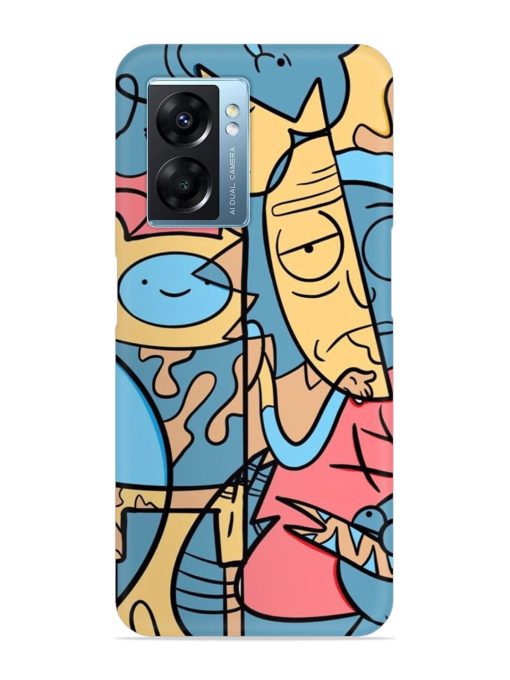 Silly Face Doodle Snap Case for Oppo K10 (5G) Zapvi