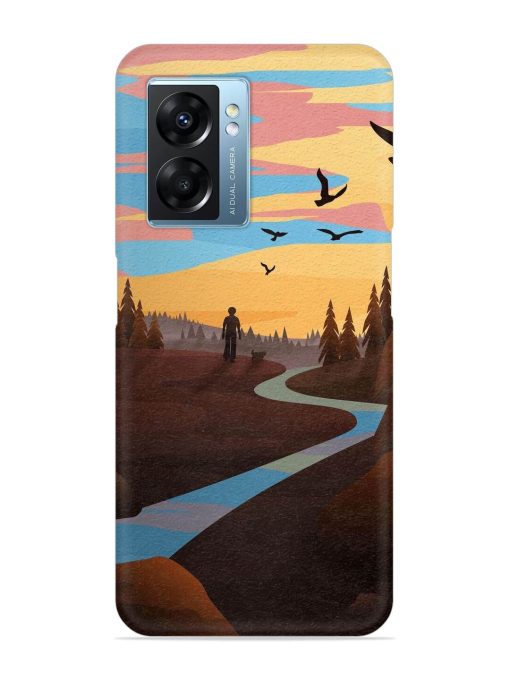 Natural Landscape Art Snap Case for Oppo K10 (5G)