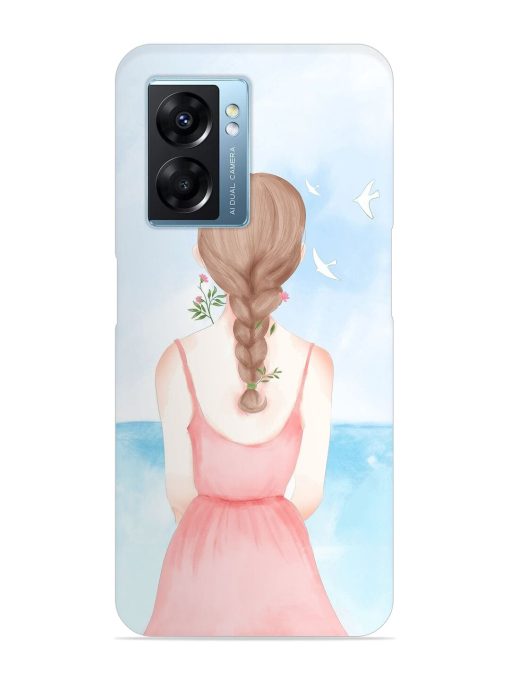 Watercolor Girl Vector Snap Case for Oppo K10 (5G) Zapvi